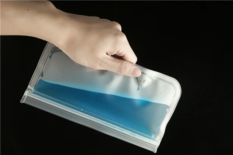 Silicone Food Storage Containers – Reusable Leakproof Stand-Up Fresh-Keeping Bags