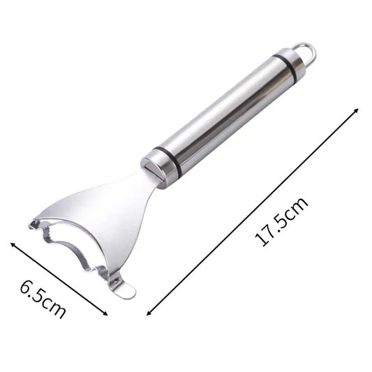 Stainless Steel Corn Peeler & Stripper – Quick Cob Cutter, Kernel Remover & Planer Tool for Easy Corn Prep