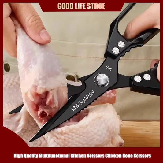 Multipurpose Stainless Steel Kitchen Scissors – Heavy-Duty All-In-One Shears