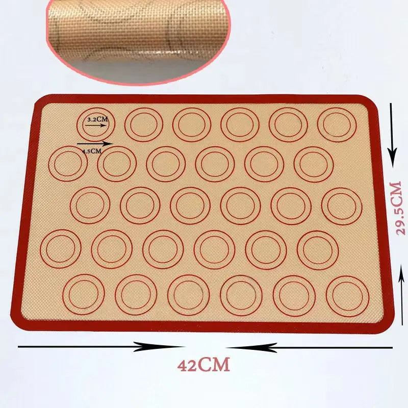 BUYYES Extra-Large Silicone Baking Mat – Non-Stick Kneading Pad for Dough, Pizza, Pastry & Cake Prep