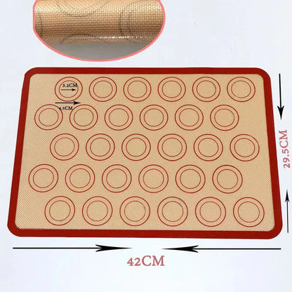 BUYYES Extra-Large Silicone Baking Mat – Non-Stick Kneading Pad for Dough, Pizza, Pastry & Cake Prep