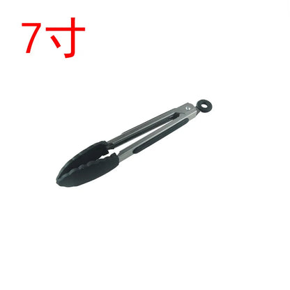 7/9/12 Inch Stainless Steel & Silicone Kitchen Tongs – Heat-Resistant, Non-Slip Locking Food Tongs for Cooking & BBQ