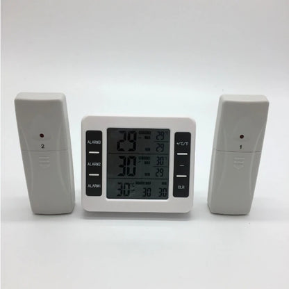 Digital Wireless Refrigerator Thermometer – Cordless Fridge/Freezer Temperature Monitor (-40°C~60°C)