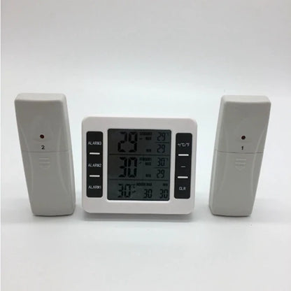 Digital Wireless Refrigerator Thermometer – Cordless Fridge/Freezer Temperature Monitor (-40°C~60°C)