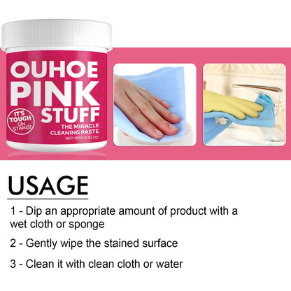 Miracle Cleaning Paste – Heavy Oil Stain Remover | Gentle Formula for Kitchen, Bathroom & Cookware