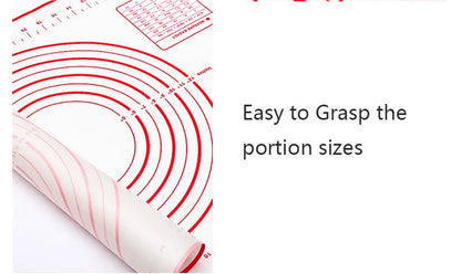 BUYYES Extra-Large Silicone Baking Mat – Non-Stick Kneading Pad for Dough, Pizza, Pastry & Cake Prep