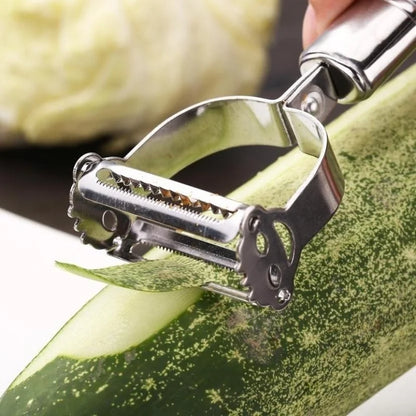 Stainless Steel Julienne Peeler & Vegetable Slicer