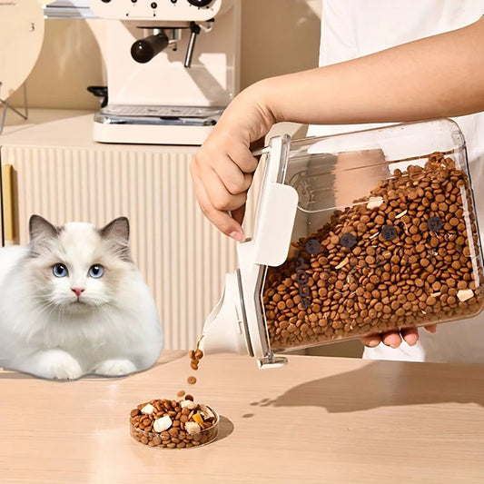 Custom Pet Food Storage Bucket – Sealed Moisture-Proof Dog & Cat Food Container with Scale