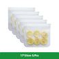 Reusable PEVA Ziplock Storage Bags – BPA-Free, Leak-Proof Freezer & Lunch Bags (1/5/10 Pcs)
