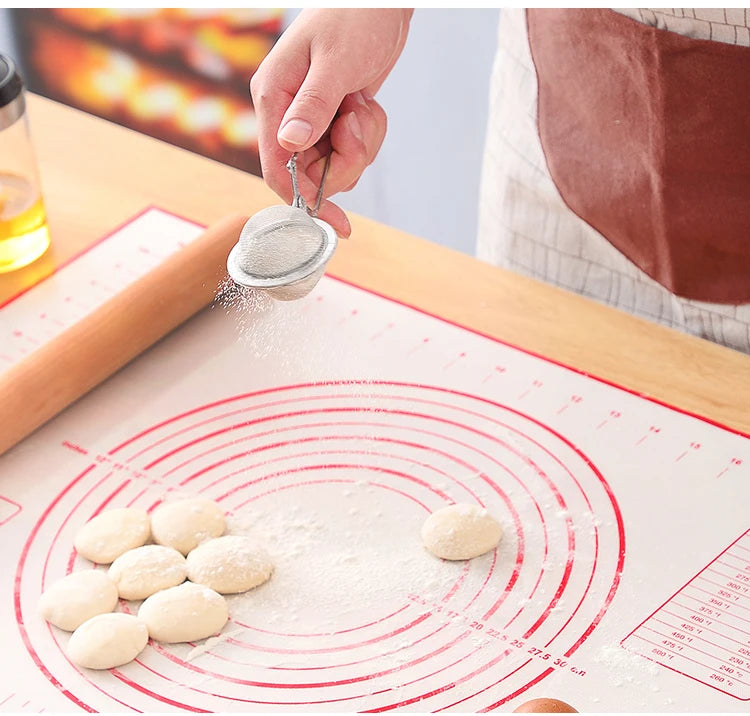 BUYYES Extra-Large Silicone Baking Mat – Non-Stick Kneading Pad for Dough, Pizza, Pastry & Cake Prep