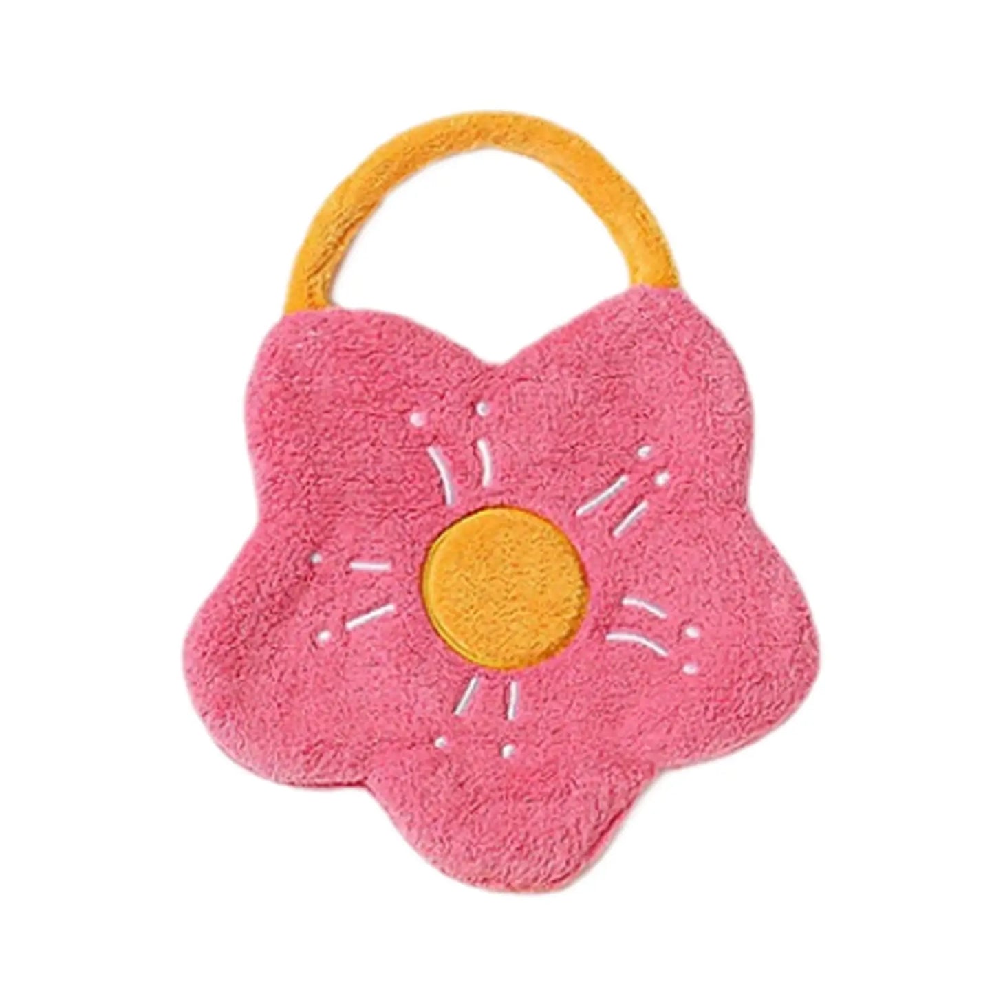 Soft Hanging Hand Towel – Reusable Fast-Drying Fleece Dishcloth for Kitchen & Bathroom