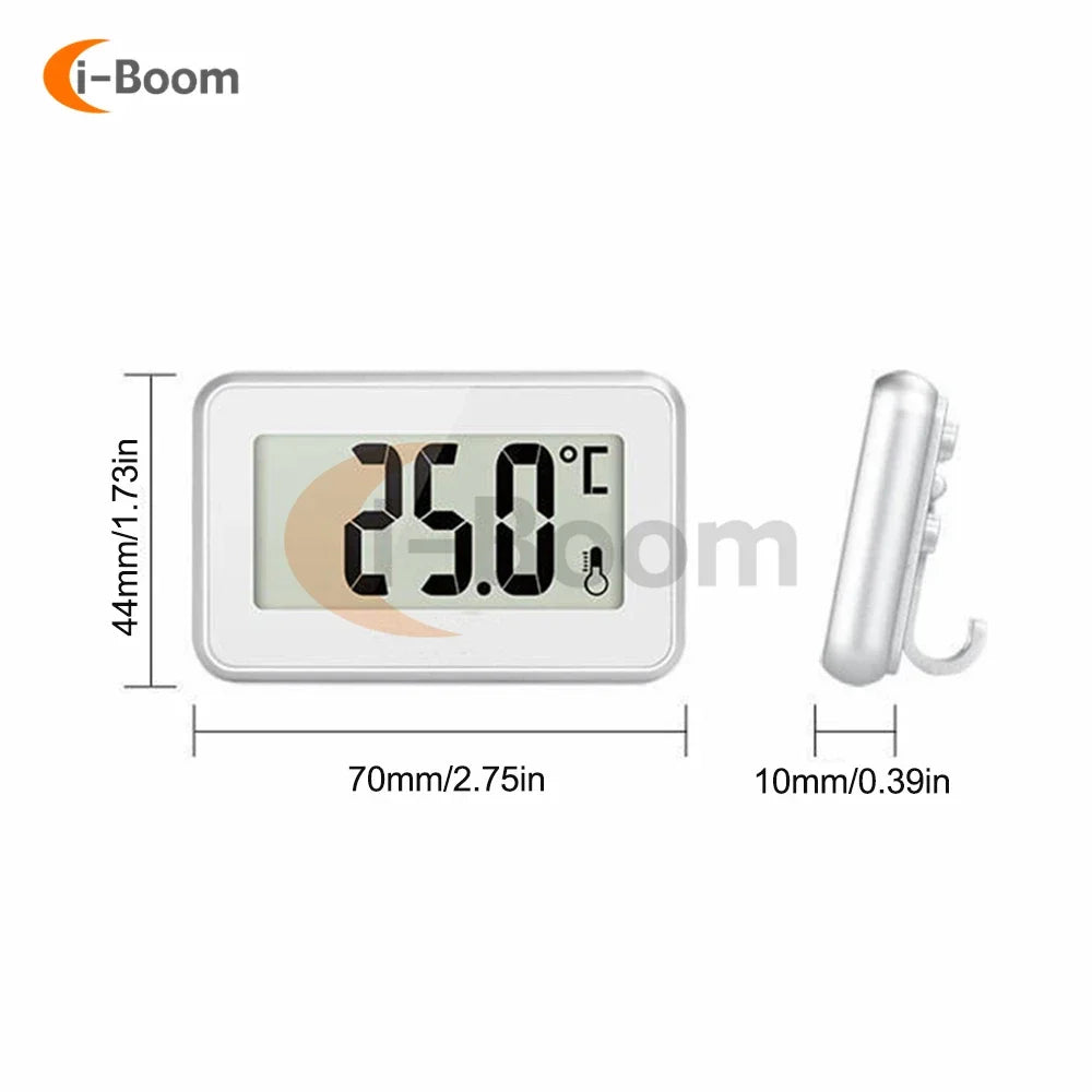 Electronic Refrigerator Thermometer – Magnetic Digital Temperature Monitor with Automatic Frost Alarm