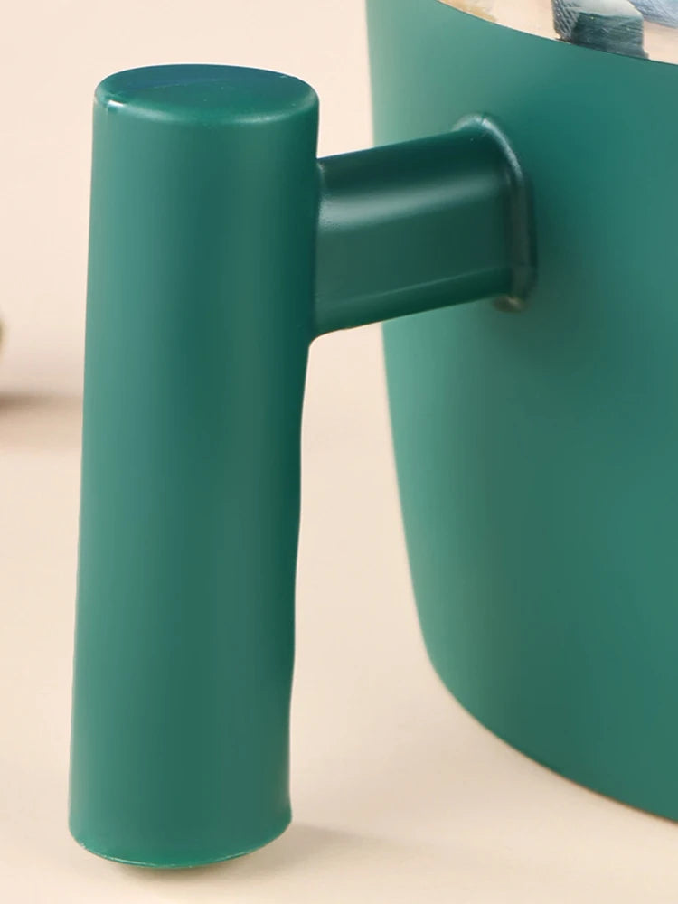 Stainless Steel Instant Noodle Bowl with Lid – 1000ml Portable Heat-Insulated Noodle & Soup Container with Side Handle