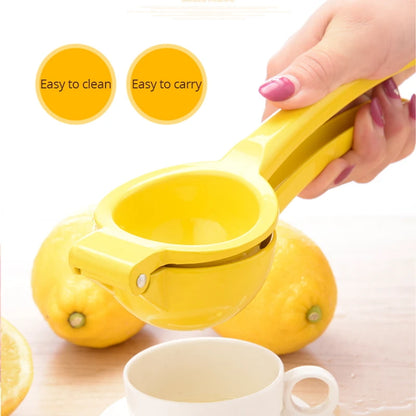 Manual Aluminum Alloy Lemon & Orange Squeezer – Portable Hand-Press Juicer