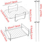 Air Fryer Baking Rack Metal Square/Round/Rectangle Oven Grill Racks Airfryer Accessories for Cosori,Instant Vortex,Gourmia,Foodi