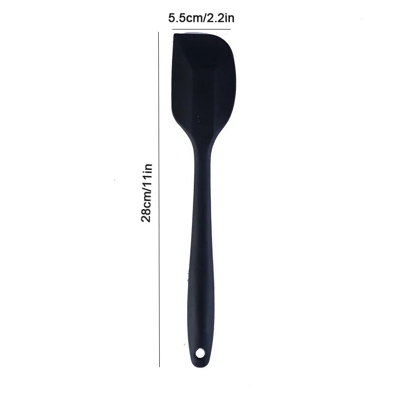 Premium Silicone Cream Spatula – Heat-Resistant Non-Stick Scraper for Baking & Cooking (Small/Large)