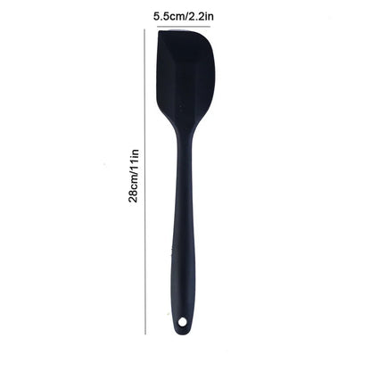 Premium Silicone Cream Spatula – Heat-Resistant Non-Stick Scraper for Baking & Cooking (Small/Large)