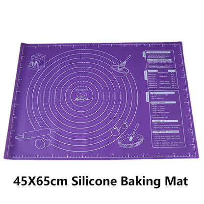 BUYYES Extra-Large Silicone Baking Mat – Non-Stick Kneading Pad for Dough, Pizza, Pastry & Cake Prep