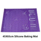 BUYYES Extra-Large Silicone Baking Mat – Non-Stick Kneading Pad for Dough, Pizza, Pastry & Cake Prep