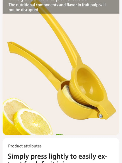 Aluminum Alloy Manual Lemon Squeezer – Hand-Pressed Orange & Fruit Juicer, Portable Eco-Friendly Kitchen Tool