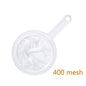 120/200/400 Mesh Ultra-Fine Nylon Kitchen Strainer – Plastic Sieve Filter Spoon for Soy Milk, Coffee, Yogurt & Juice