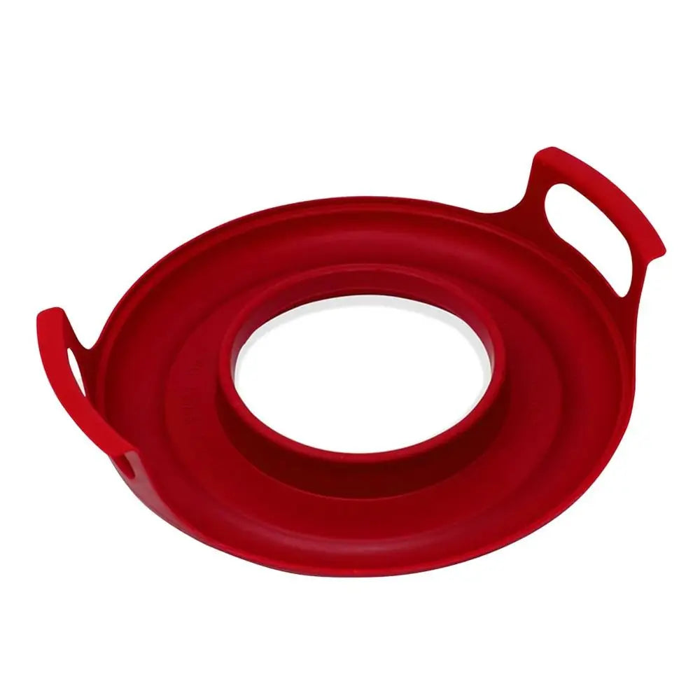 Heat-Resistant Microwave Plate & Bowl Holder – Food-Grade PP Tray with Handle for Carrying Hot Dishes