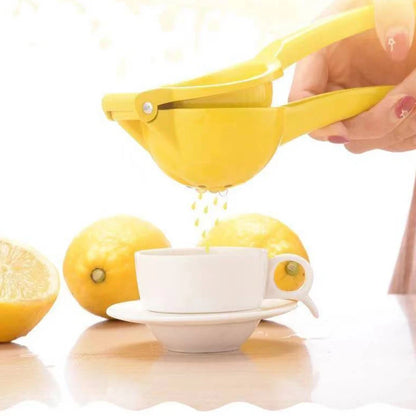 Aluminum Alloy Manual Lemon Squeezer – Hand-Pressed Orange & Fruit Juicer, Portable Eco-Friendly Kitchen Tool