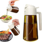 470ML Dark Glass Oil Sprayer – Light-Blocking Olive Oil Dispenser for Cooking, Air Fryer, BBQ & Seasoning