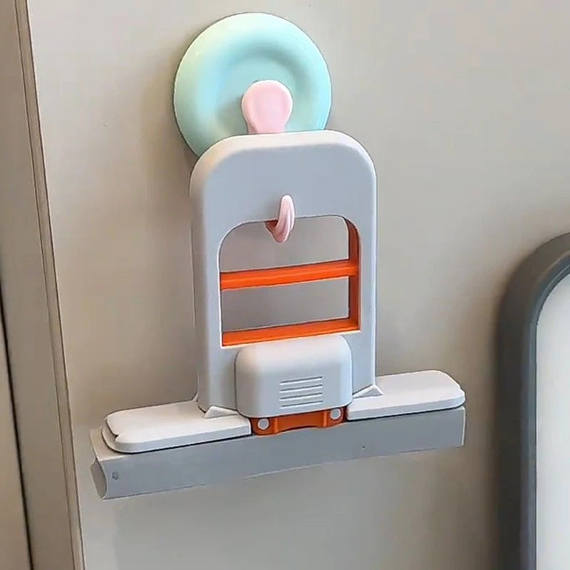 Foldable Handheld Sponge Mop – Portable Wet & Dry Dual-Use Mini Floor Cleaner with Self-Squeeze Design