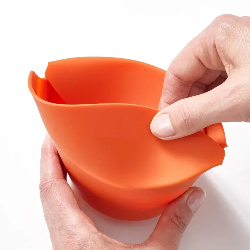 Foldable Silicone Microwave Popcorn Maker Cup – DIY Snack Bucket for Quick Healthy Popcorn