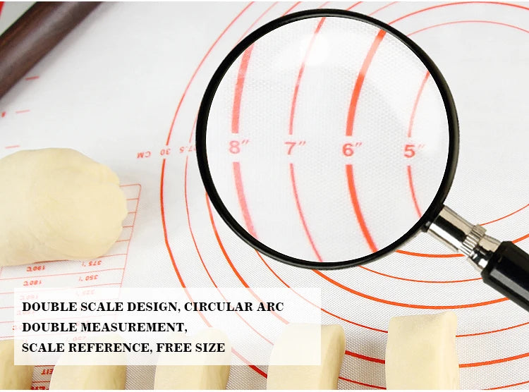 BUYYES Extra-Large Silicone Baking Mat – Non-Stick Kneading Pad for Dough, Pizza, Pastry & Cake Prep