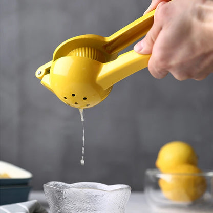 Aluminum Alloy Manual Lemon Squeezer – Hand-Pressed Orange & Fruit Juicer, Portable Eco-Friendly Kitchen Tool