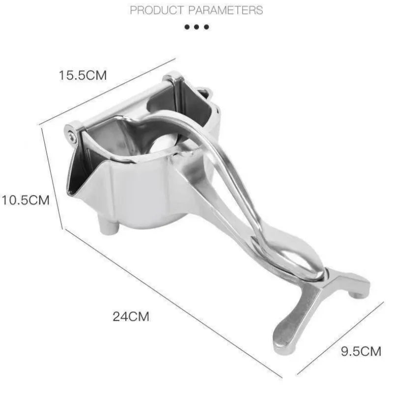Manual Aluminum Alloy Juice Squeezer – Hand-Pressure Juicer for Pomegranate, Citrus & Sugar Cane