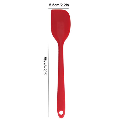 Premium Silicone Cream Spatula – Heat-Resistant Non-Stick Scraper for Baking & Cooking (Small/Large)