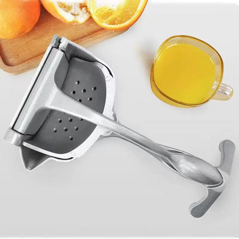 Manual Aluminum Alloy Juice Squeezer – Hand-Pressure Juicer for Pomegranate, Citrus & Sugar Cane