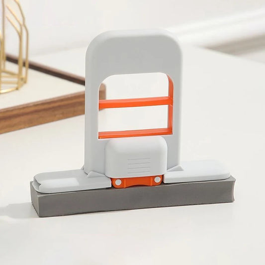Handheld Foldable Sponge Mop Portable Wet and Dry Dual-Use Water Absorbent Mop Floor Cleaner Bathroom Kitchen Cleaning Tool
