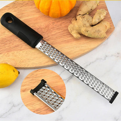 Multifunction Stainless Steel Handheld Grater & Slicer for Cheese, Lemon, Chocolate & Vegetables