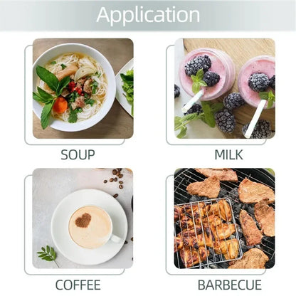 TP300 Digital Food Thermometer – Instant-Read Probe Thermometer for Meat, Oil, BBQ & Cooking