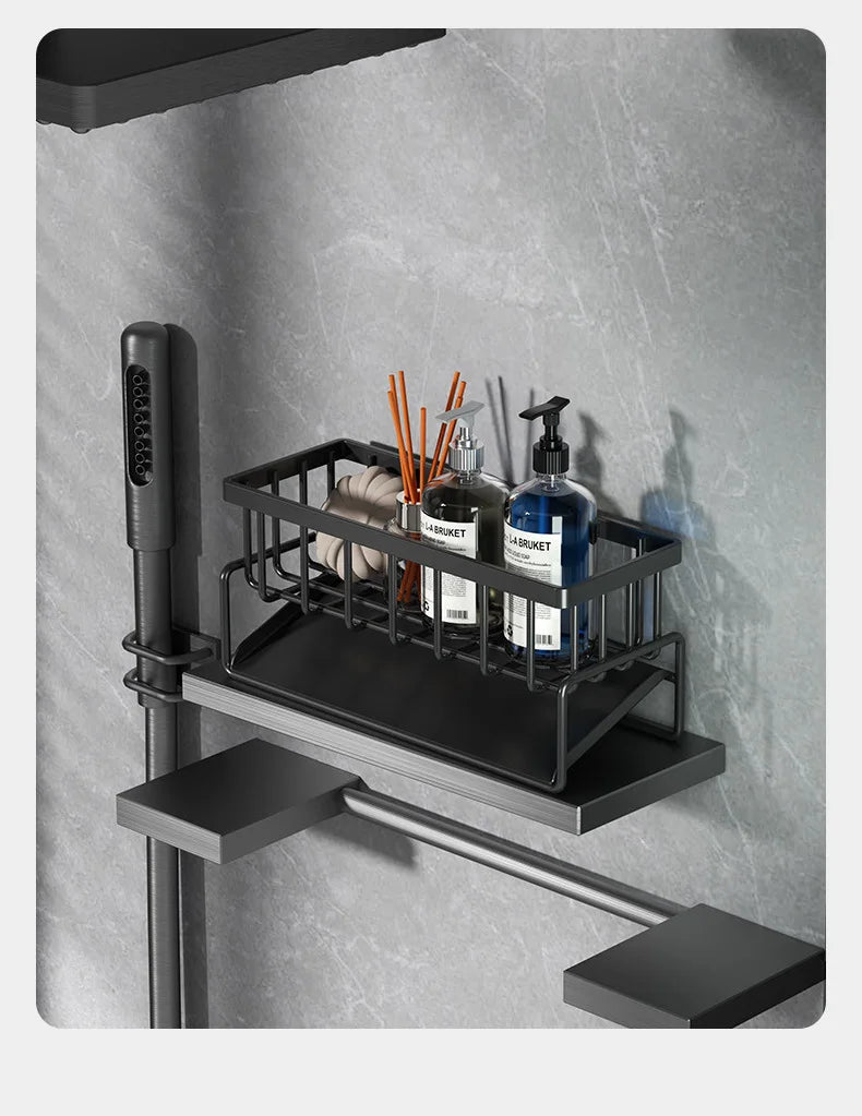 Stainless Steel Sink Drain Rack – Sponge Holder, Soap Tray & Faucet Organizer Shelf for Kitchen Storage