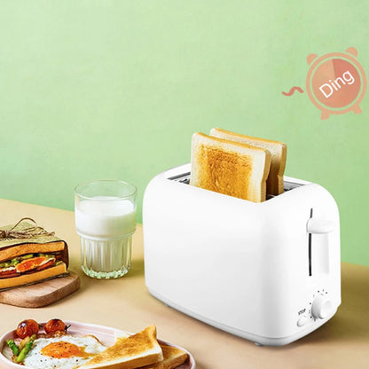 2025 Portable Mini Breakfast Toaster – 2-Slice Automatic Pop-Up Toaster with 6 Browning Modes & Removable Crumb Tray