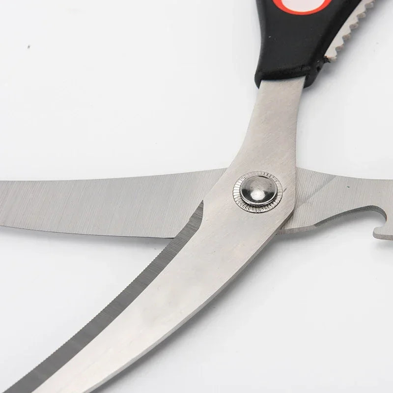 Skeyo Multi-Functional Stainless Steel Kitchen Scissors – Heavy-Duty Poultry, Fish & Household Cutting Shears