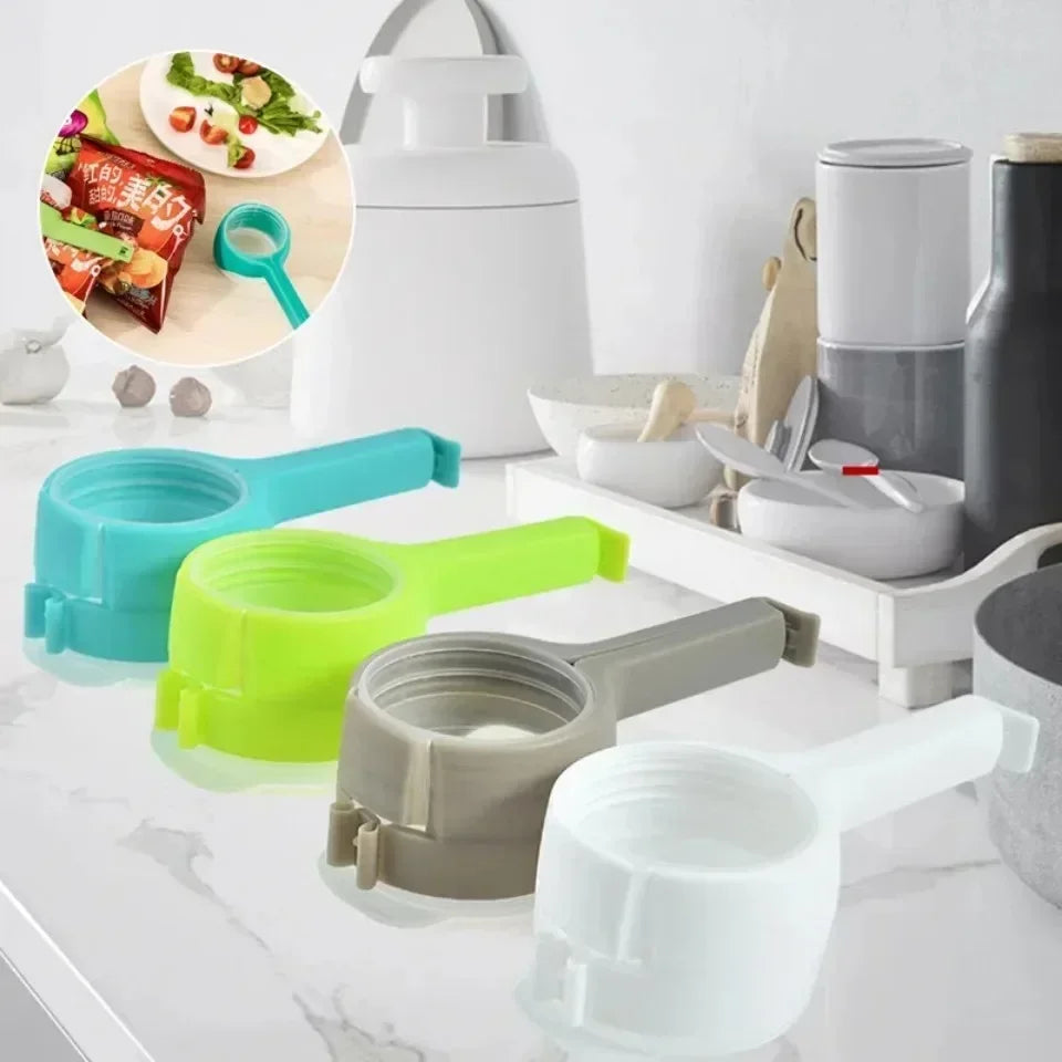 Snack Sealing Clip – Fresh-Keeping Food Bag Sealer with Flip-Top Buckle, Dustproof, Leak-Proof & Insect-Resistant