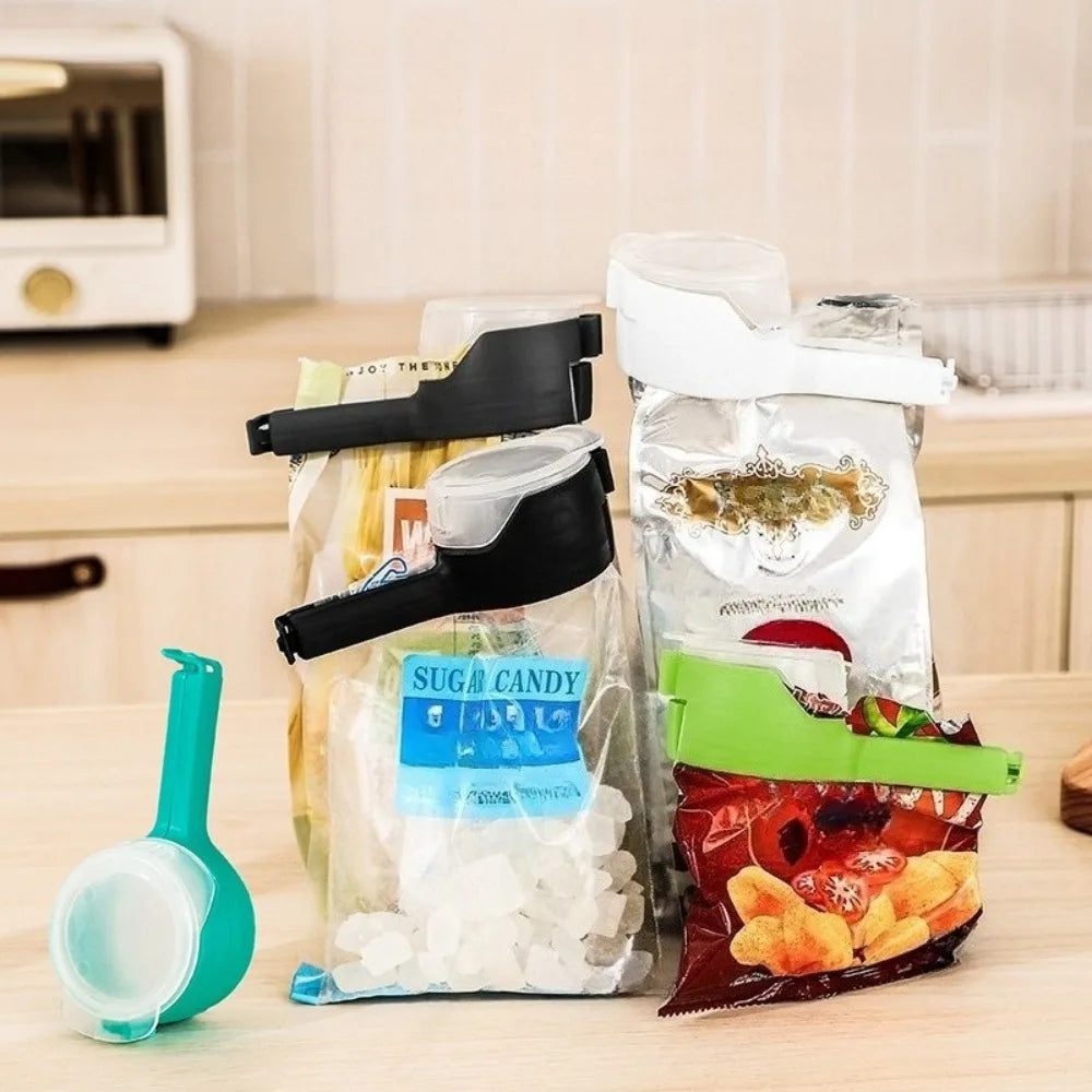 Snack Sealing Clip – Fresh-Keeping Food Bag Sealer with Flip-Top Buckle, Dustproof, Leak-Proof & Insect-Resistant