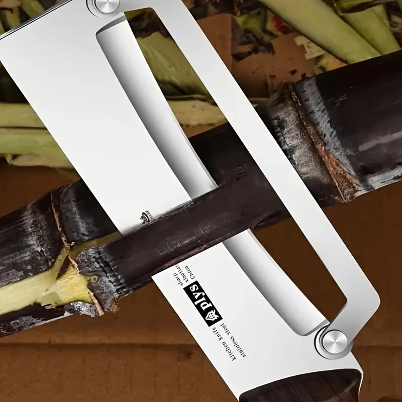 Stainless Steel Peeler with Wooden Handle – Smooth, Durable Fruit & Vegetable Peeler