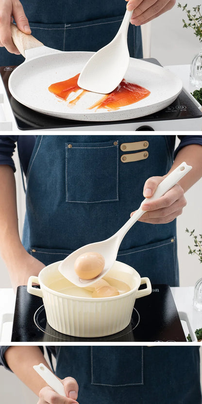 Premium Silicone Multipurpose Cooking Spoon – Heat-Resistant, Anti-Slip Handle, Steel-Core Kitchen Tool