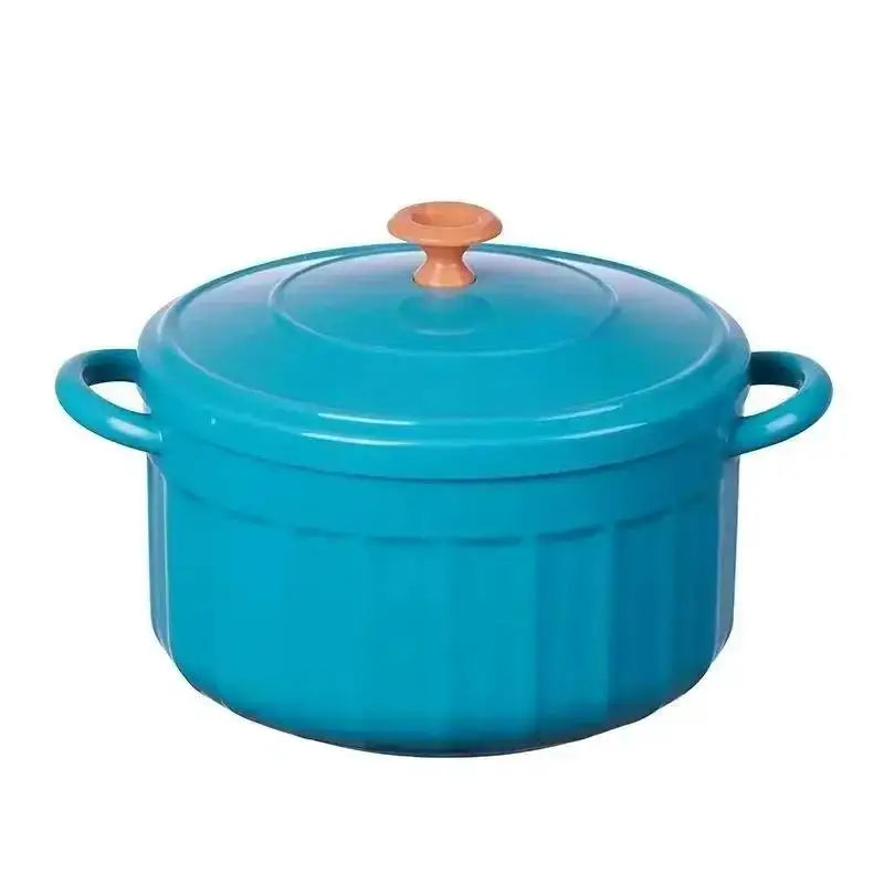 Double-Ear Stainless Steel Insulated Lunch Bowl – Portable Covered Noodle Pot for Students & Office Workers