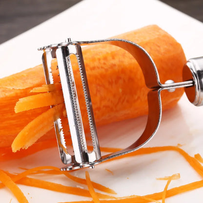 Stainless Steel Julienne Peeler & Vegetable Slicer