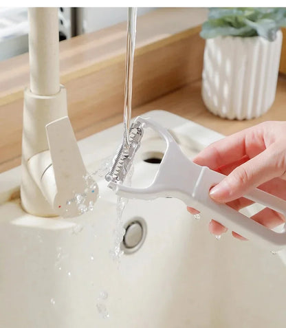 Stainless Steel Julienne Peeler &amp; Vegetable Slicer – Multi-Function Shredder for Fruits &amp; Vegetables