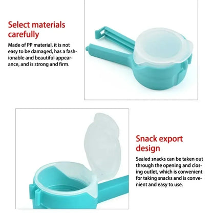 Snack Sealing Clip – Fresh-Keeping Food Bag Sealer with Flip-Top Buckle, Dustproof, Leak-Proof & Insect-Resistant