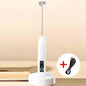 Electric Milk Frother & Mini Egg Beater – Handheld Coffee Foamer & Portable Drink Mixer